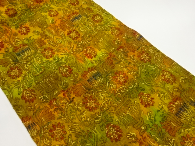 JAPANESE NAGOYA OBI / WOVEN FLOWER